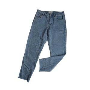 ASOS Lightwash Button Fly Raw Hem Jeans 29